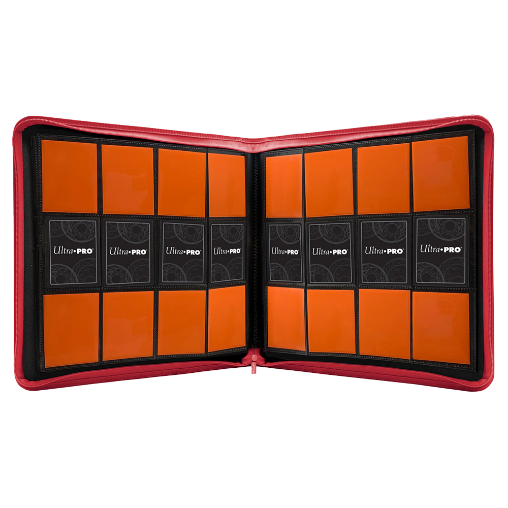 Ultra Pro PRO Binder: 12-Pocket Zippered - Red