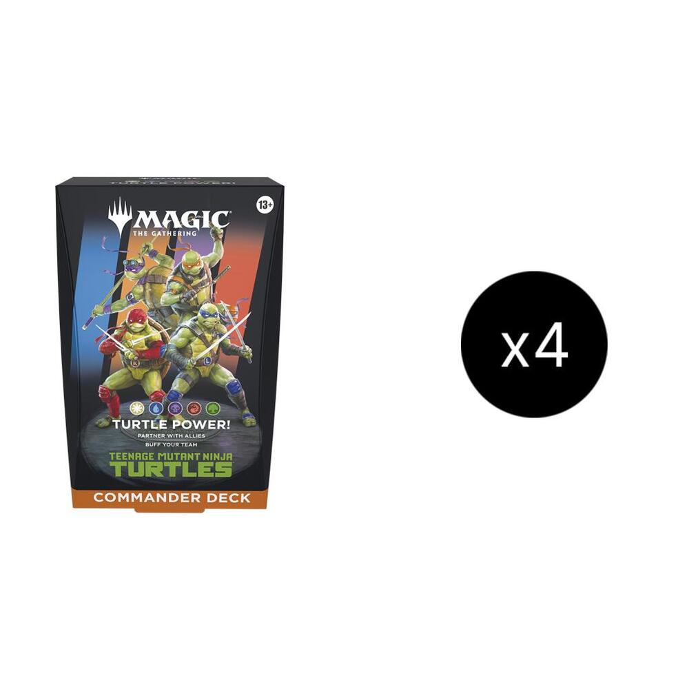 Teenage Mutant Ninja Turtles Commander Deck - Turtle Power! Case