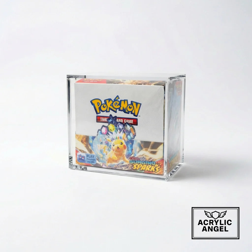 Pokemon Booster Box Acrylic Case With Magnetic Lid Nova Break Pokemon Booster Box Acrylic Case With Magnetic Lid Nova Break
