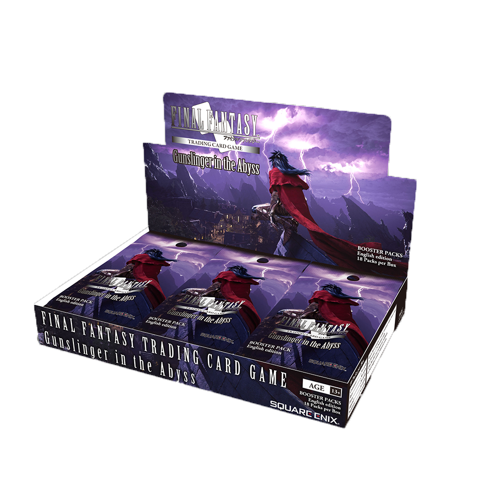 Final Fantasy TCG: Gunslinger in the Abyss Booster Box Display