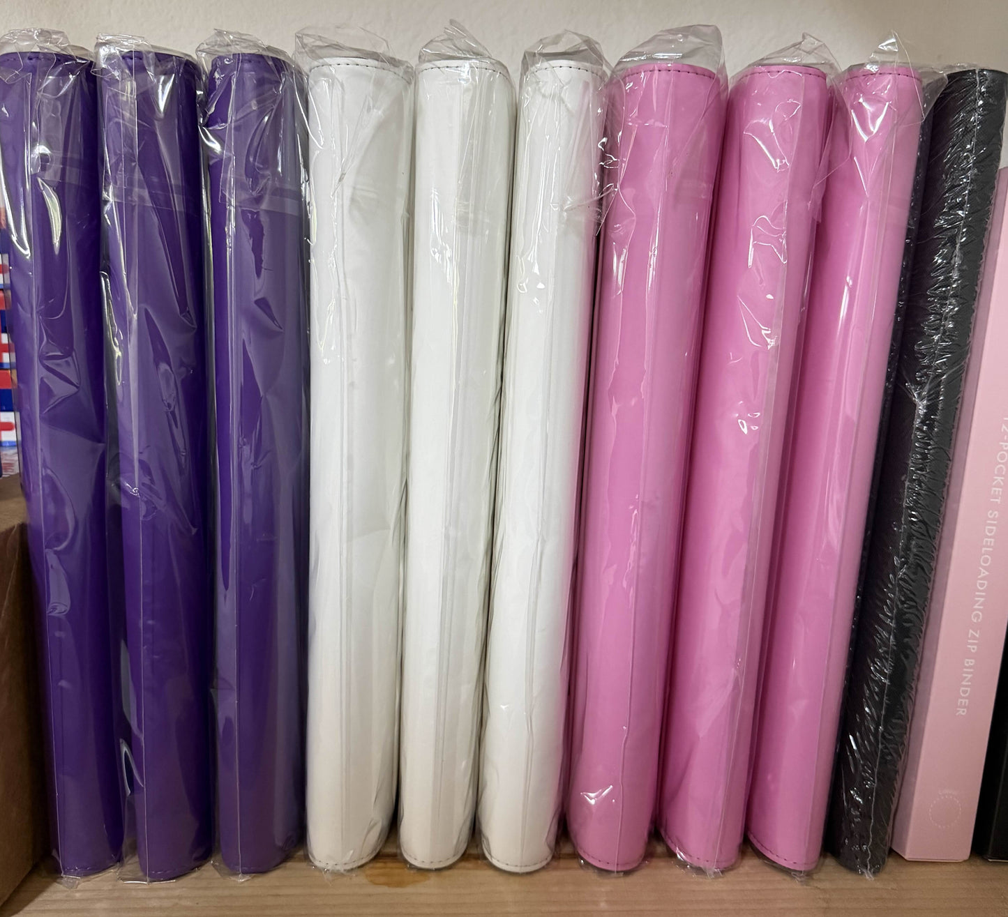 9-Pocket Zippered Toploader Binder - Purple