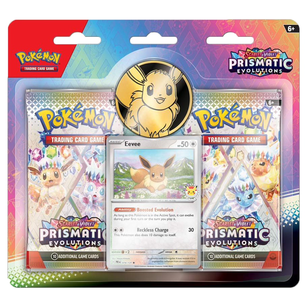 Prismatic Evolutions 2pk Blister