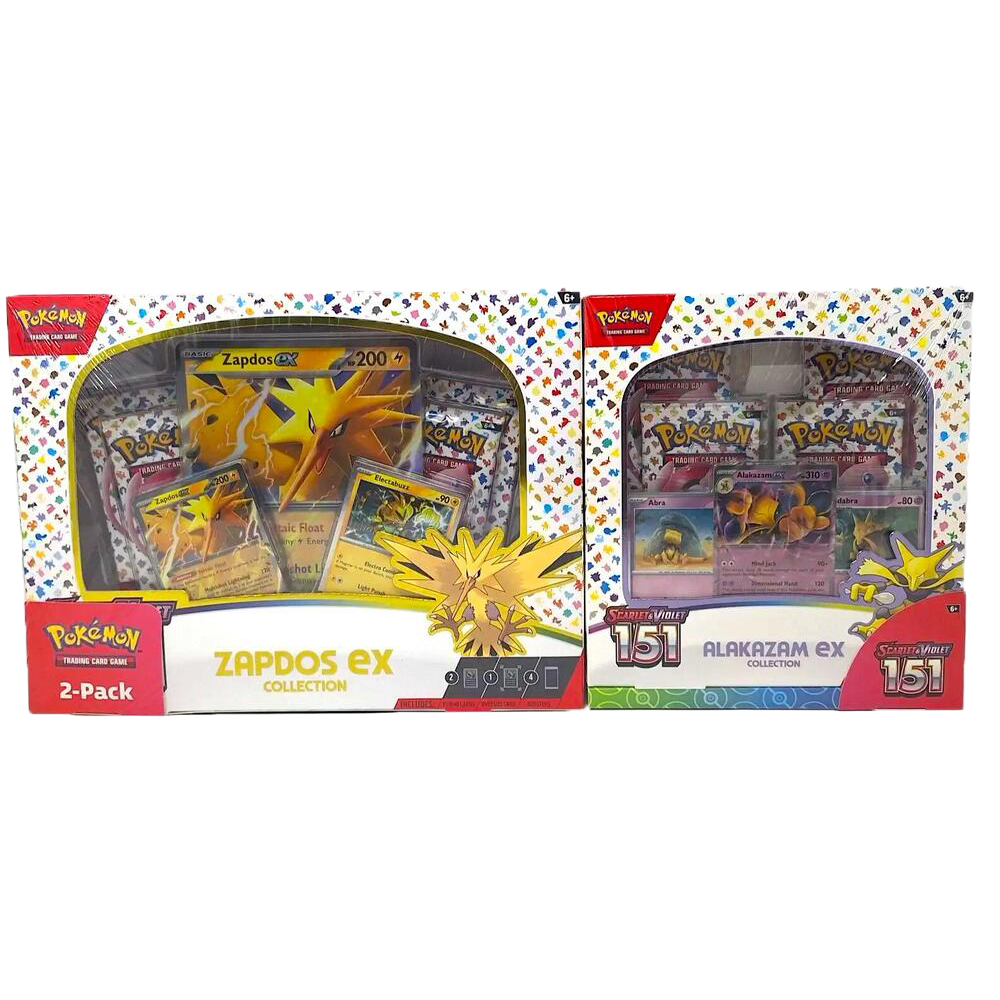 RIPPED LIVE: 151 Costco 2 Pack Alakazam/Zapdos ex