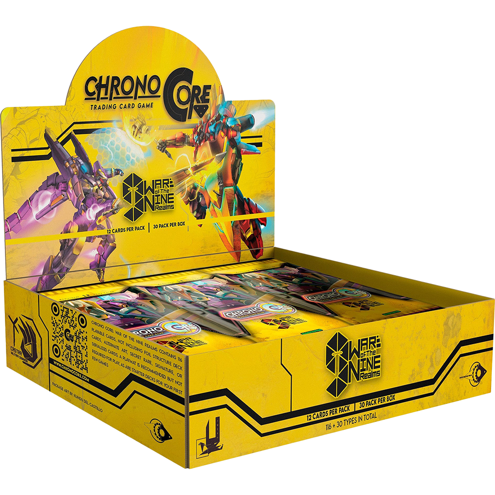 Chrono Core TCG: War of the Nine Realms Booster Display