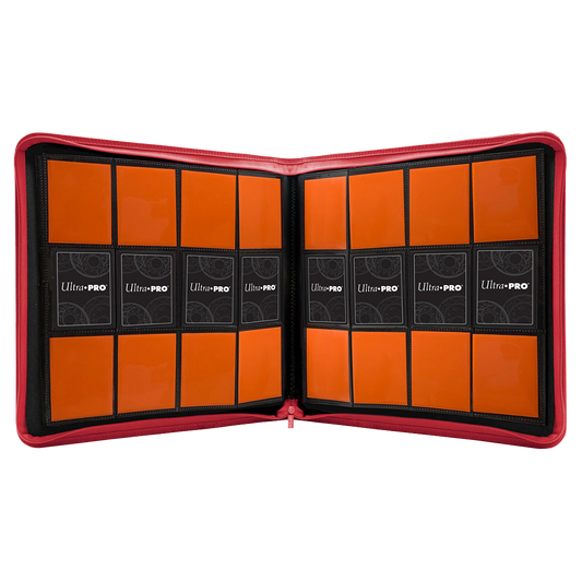 Ultra Pro PRO Binder: 12-Pocket Zippered - Red