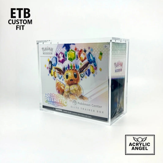 Pokemon ETB Acrylic Case With Magnetic Lid