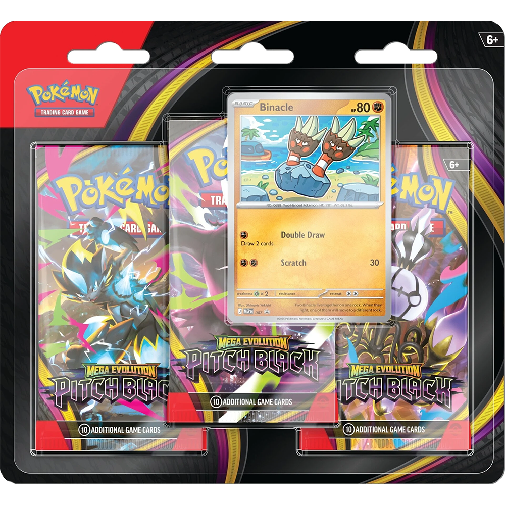 Pitch Black: 3 Pack Blister