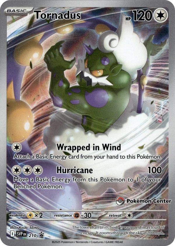 Tornadus - 210 (Pokemon Center Exclusive) - SVP 210