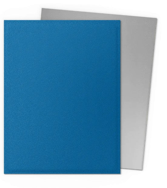 Dragon Shield Sleeves: Standard Matte Dual - Cobalt & Silver 100CT