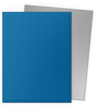 Dragon Shield Sleeves: Standard Matte Dual - Cobalt & Silver 100CT