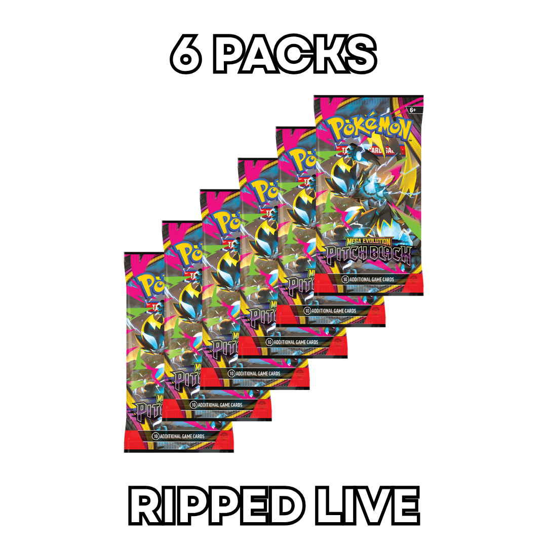 RIPPED LIVE: Pitch Black - 6 Packs