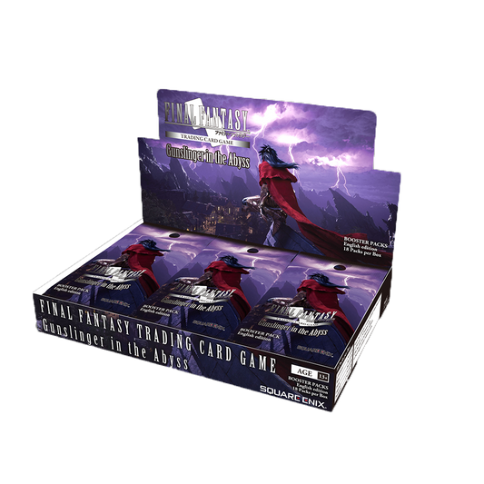 Final Fantasy TCG: Gunslinger in the Abyss Booster Box Display