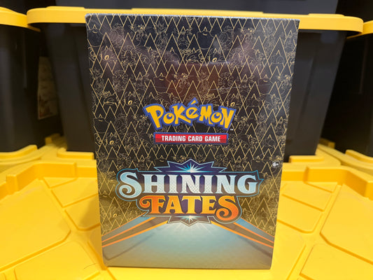 Shining Fates Mad Party Pin Collection Display