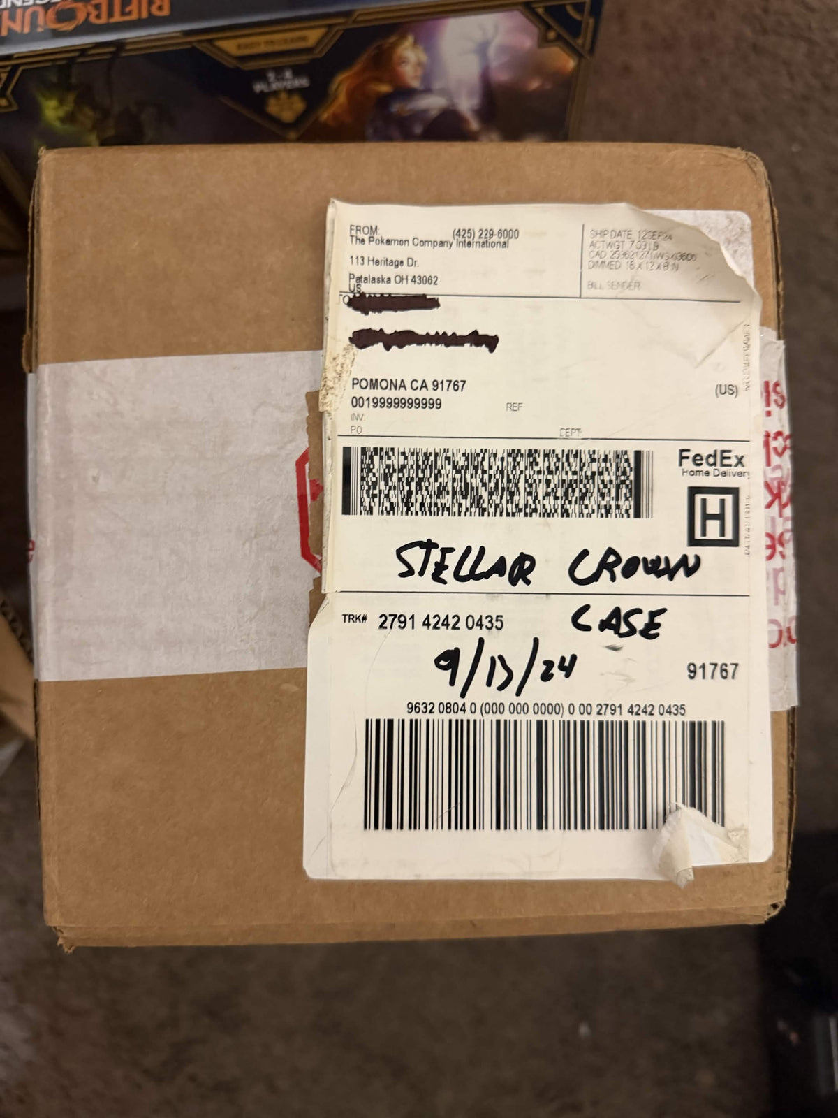 Stellar Crown Pokemon Center Elite Trainer Box (Exclusive) Case