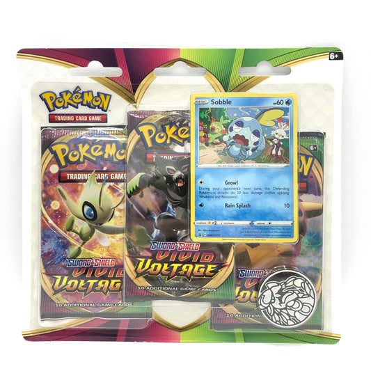 Vivid Voltage 3pk Blister (Sobble)
