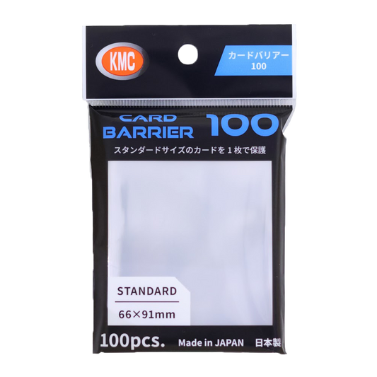 KMC Sleeves: Standard Card Barrier 100CT