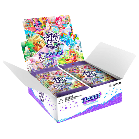 My Little Pony Trading Card Game: Discord!!! Booster Display