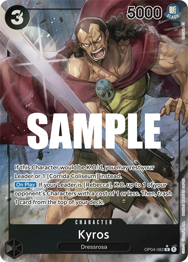 Kyros (Alternate Art) - KIN OP04-082