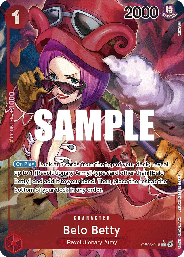 Belo Betty (015) (Alternate Art) - AWA OP05-015