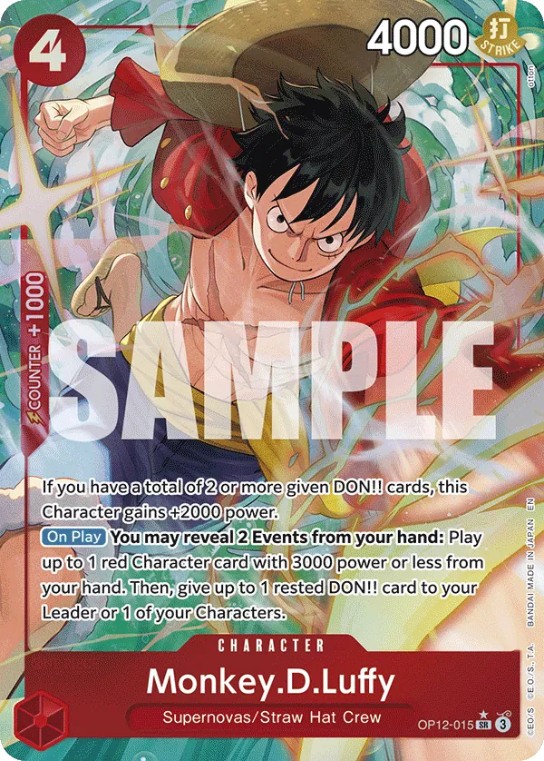 Monkey.D.Luffy (Alternate Art) - LEG OP12-015