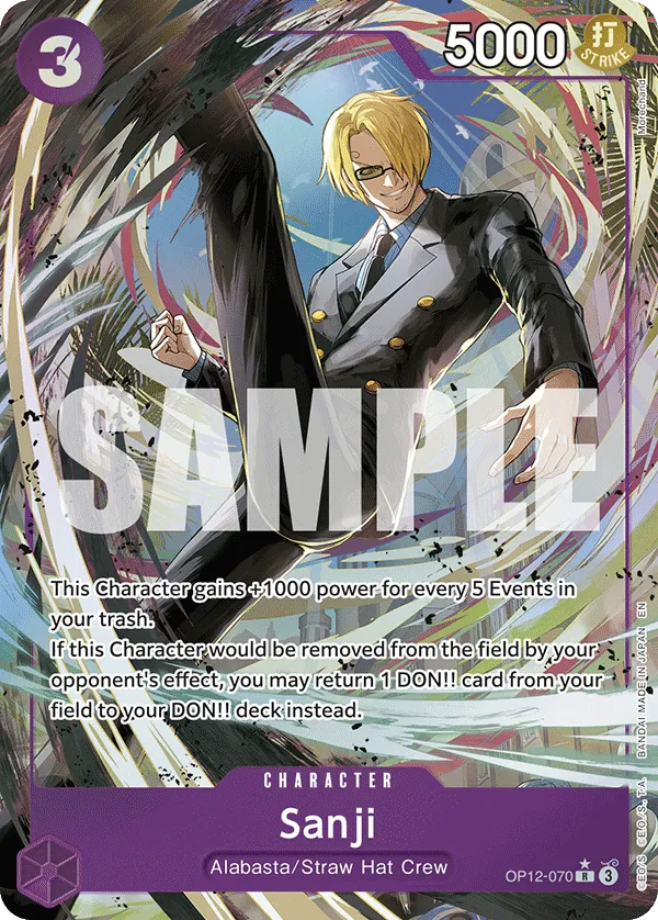 Sanji (070) (Alternate Art) - LEG OP12-070