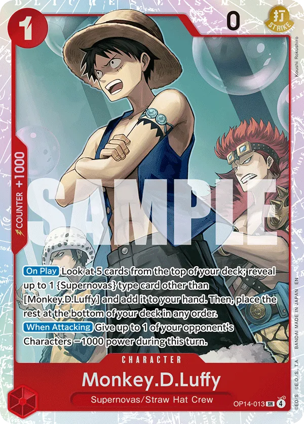 Monkey.D.Luffy - THE OP14-013