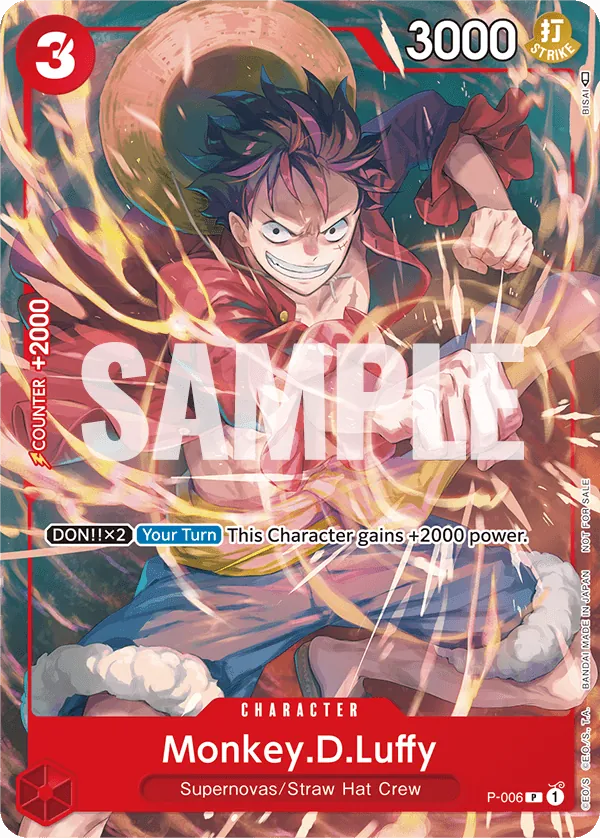 Monkey.D.Luffy - P-006 (Retail Promo) - ONE P-006