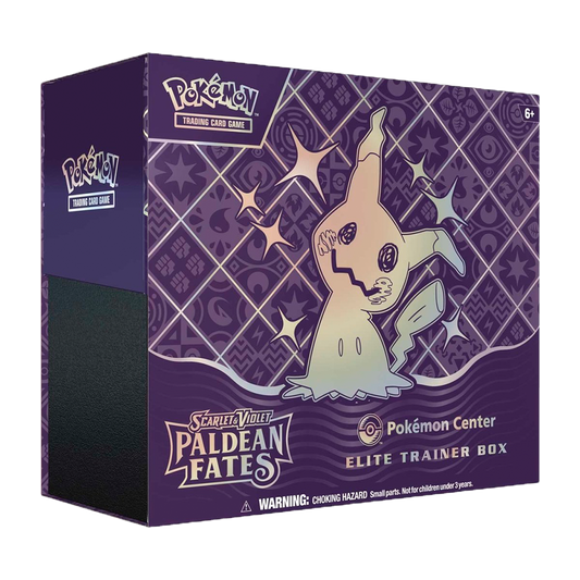 Paldean Fates Pokemon Center Exclusive Elite Trainer Box