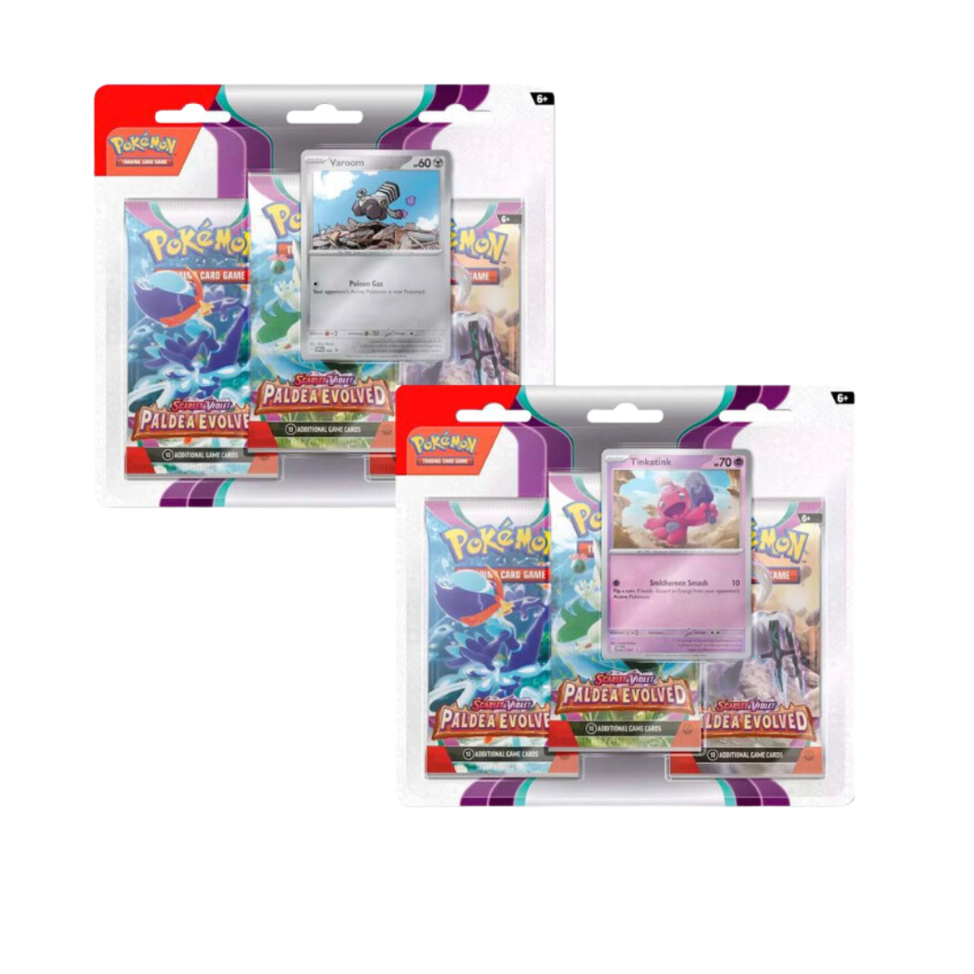 Paldea Evolved 3pk Blister (Random Art)