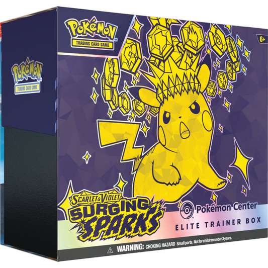 Surging Sparks Pokemon Center Exclusive ETB