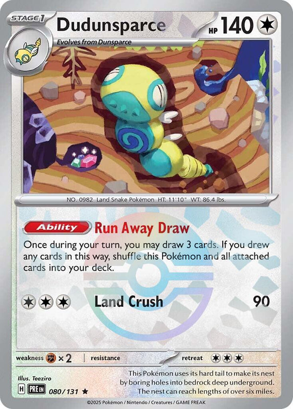 Dudunsparce (Poke Ball Pattern) - PRI 080/131