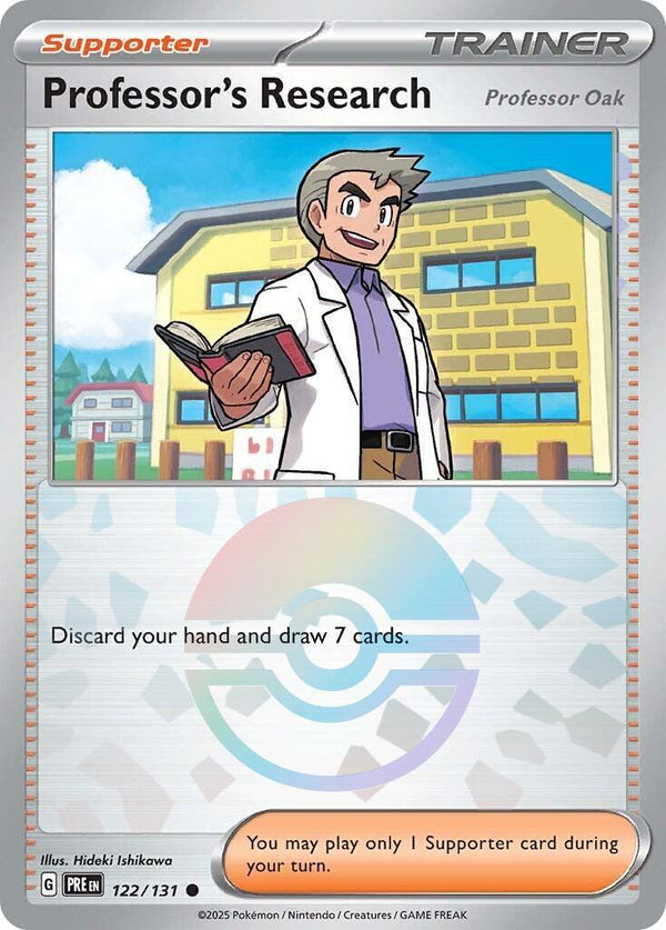Professor's Research [Professor Oak] (Poke Ball Pattern) - PRI 122/131