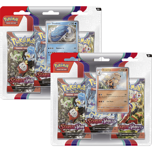 Scarlet & Violet 3pk Blister (Random Art)