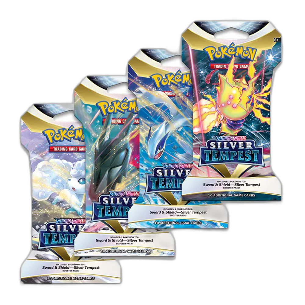 Silver Tempest Sleeved Booster Pack