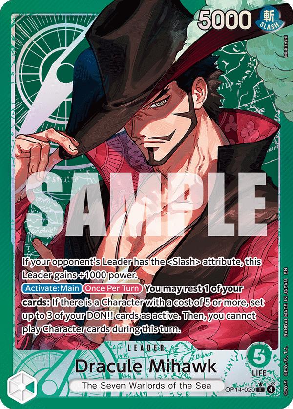 Dracule Mihawk (Alternate Art) - THE OP14-020