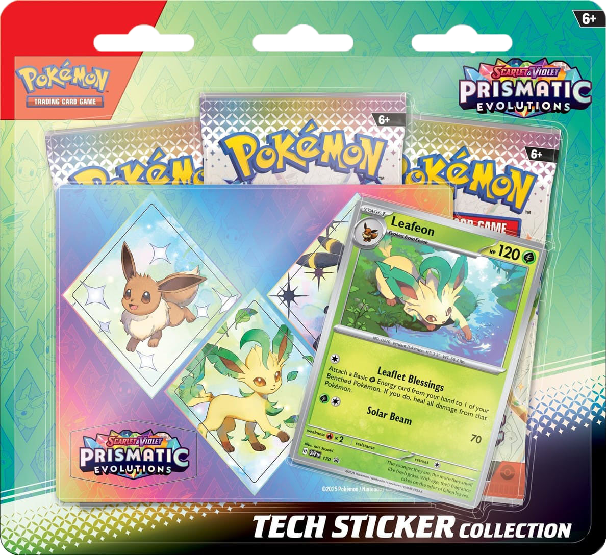Prismatic Evolutions Tech Stickers (Random)