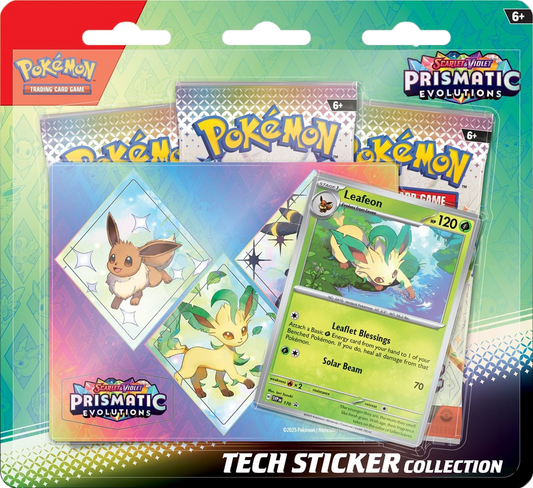 Prismatic Evolutions Tech Stickers (Random)