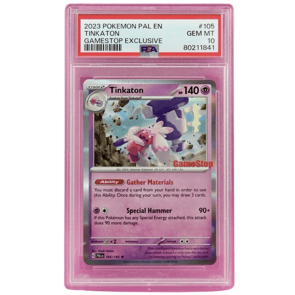 Tinkaton GameStop Stamped - PAL 105/193 - PSA 10