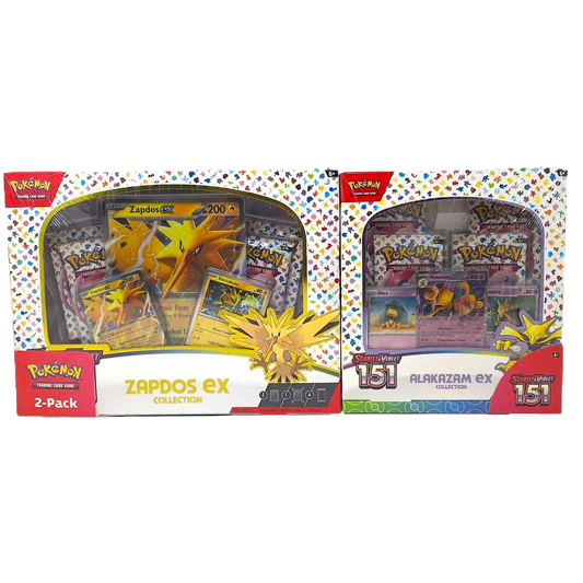 RIPPED LIVE: 151 Costco 2 Pack Alakazam/Zapdos ex