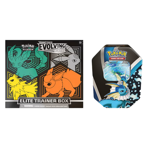 Evolving skies Costco 2 Pack ETB + Tin