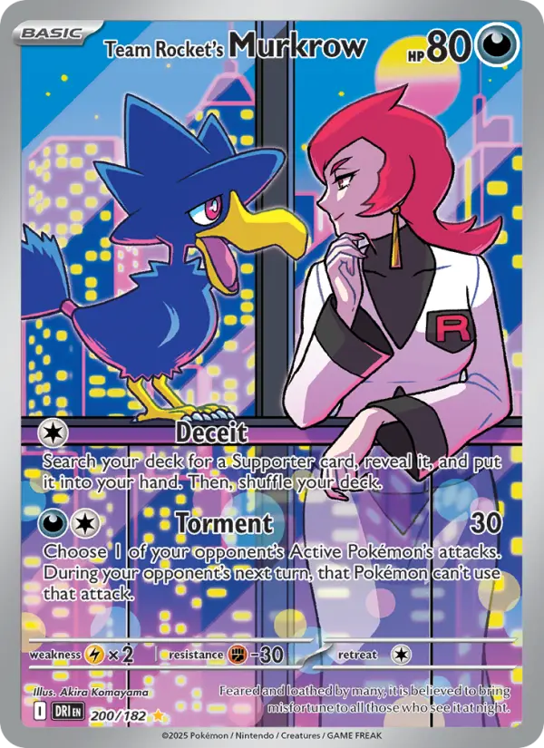 Team Rocket's Murkrow - DES 200/182