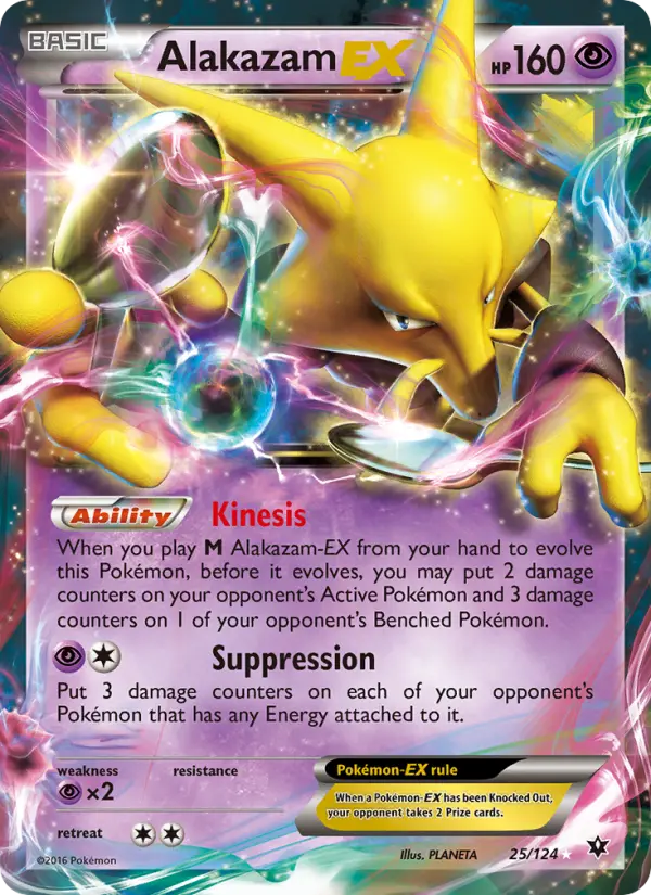 Alakazam EX - XY  25