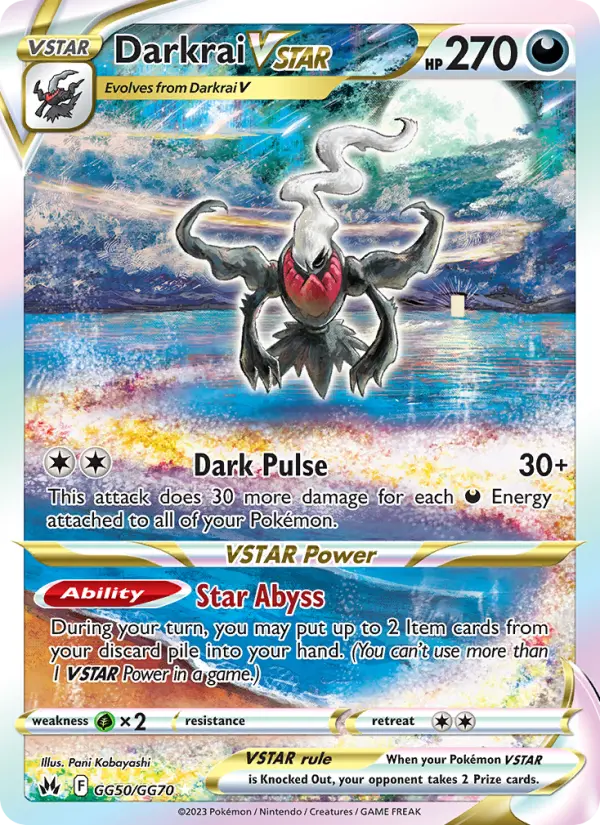 Darkrai VSTAR - CRO GG50/GG70