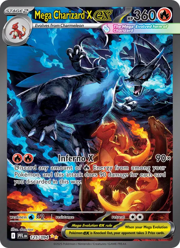 Mega Charizard X ex - PHA 125/094