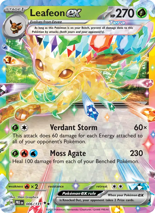 Leafeon ex - PRI 006/131
