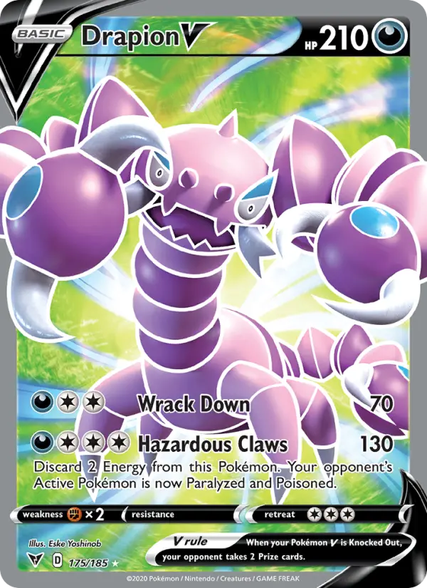 Drapion V (Full Art) - VIV 175/185