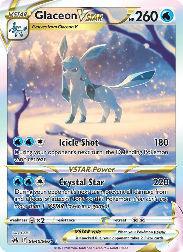 Glaceon VSTAR - CRO GG40/GG70