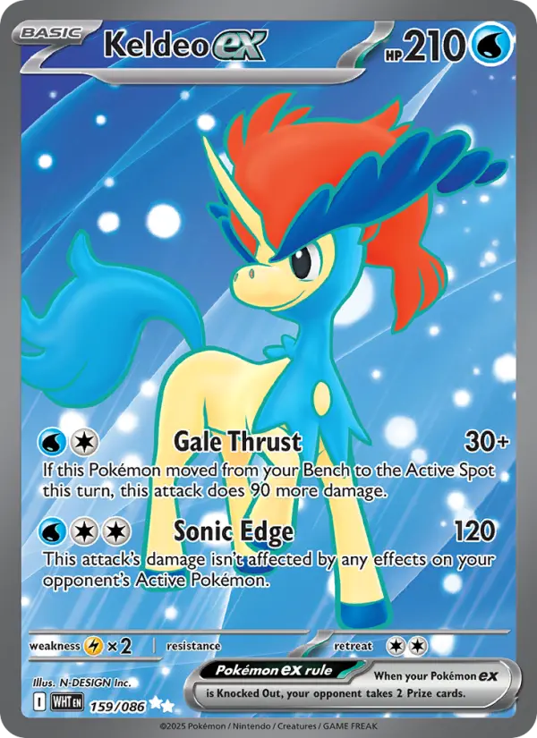 Keldeo ex - WHI 159/086