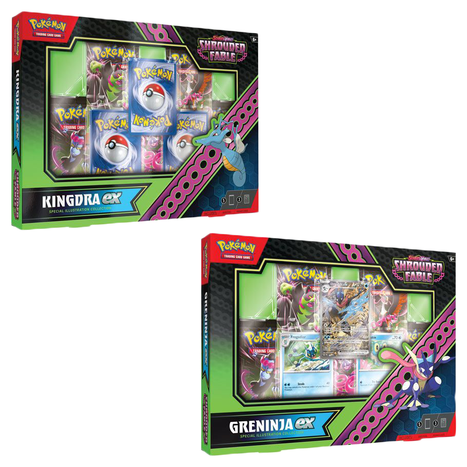 Greninja/Kingdra ex Special Illustration Collection Bundle