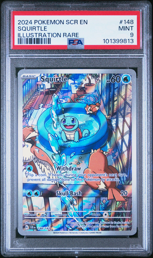 Squirtle 148/142 PSA 9